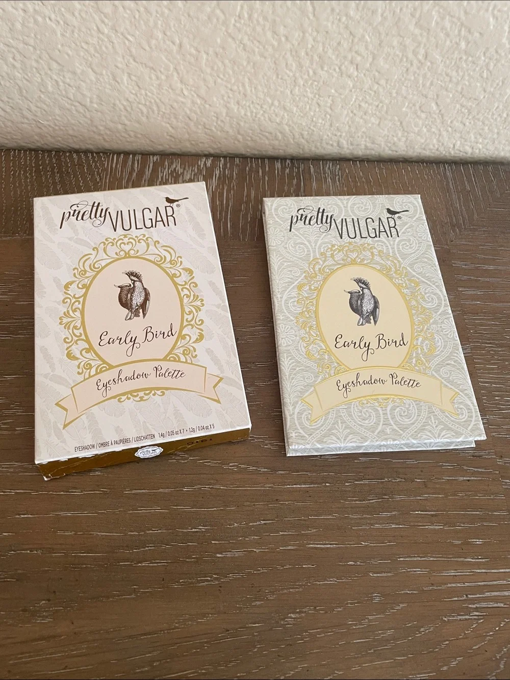 NIB Pretty Vulgar Early Bird Eyeshadow Palette — Pink and Neutral Shades